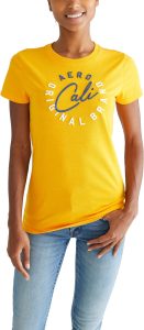 AEROPOSTALE Women's Cali Short Sleeve Graphic Tee